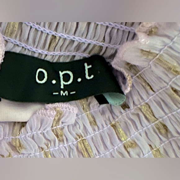 Tuckernut | o.p.t.. Lluvia Lilac Mini Skater Dress In Metallic Polka Dot. CL3 - Picture 4 of 8